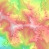 Топографическая карта Jalna, высота, рельеф