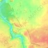 Топографическая карта Найвища точка Звягеля, высота, рельеф