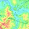 Топографическая карта La Gora, высота, рельеф
