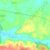 Топографическая карта Юдино, высота, рельеф