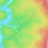 Топографическая карта Пещера Дружба, высота, рельеф