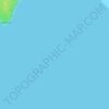 Топографическая карта Ныйский залив, высота, рельеф