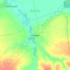 Топографическая карта Смордва, высота, рельеф