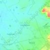 Топографическая карта Long Marston, высота, рельеф