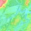 Топографическая карта Sleaford, высота, рельеф