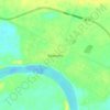 Топографическая карта Теренколь, высота, рельеф