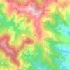 Топографическая карта Brallo, высота, рельеф