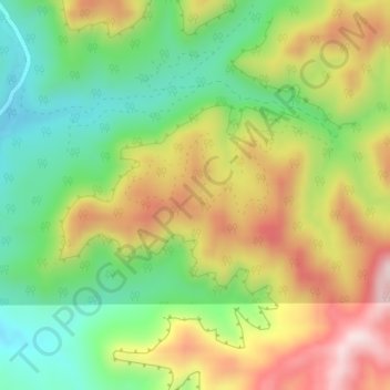 Топографическая карта Millet Point, высота, рельеф