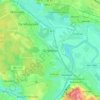 Топографическая карта Островцы, высота, рельеф