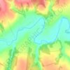 Топографическая карта Спешнево, высота, рельеф
