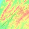 Топографическая карта Jonesborough, высота, рельеф