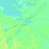 Топографическая карта Eutaw Springs, высота, рельеф