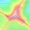Топографическая карта Тихтенген, высота, рельеф