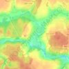 Топографическая карта Ивановское, высота, рельеф