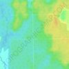 Топографическая карта Мылица, высота, рельеф