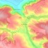 Топографическая карта Гологоры, высота, рельеф