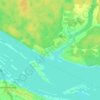 Топографическая карта Едимоново, высота, рельеф