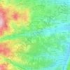 Топографическая карта Morgon, высота, рельеф