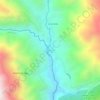 Топографическая карта Toche, высота, рельеф