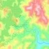 Топографическая карта Emerald, высота, рельеф