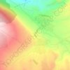 Топографическая карта Салтинский водопад, высота, рельеф