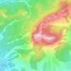 Топографическая карта Святой Георгий, высота, рельеф