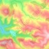 Топографическая карта Salclas, высота, рельеф