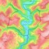 Топографическая карта Ouren, высота, рельеф