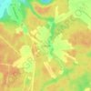 Топографическая карта Успенье, высота, рельеф