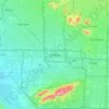Топографическая карта Phoenix, высота, рельеф