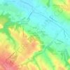 Топографическая карта Chartreuse, высота, рельеф
