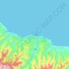 Топографическая карта Trabzon, высота, рельеф
