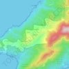 Топографическая карта Cantonu, высота, рельеф