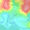 Топографическая карта Перемское, высота, рельеф