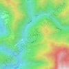 Топографическая карта 达木珞巴族乡, высота, рельеф