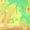 Топографическая карта Безьва, высота, рельеф