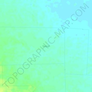 Топографическая карта Napal, высота, рельеф