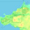 Топографическая карта Weipa, высота, рельеф