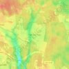 Топографическая карта Светлые Горы, высота, рельеф