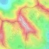 Топографическая карта Gerlachovský štít, высота, рельеф