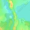 Топографическая карта Волость, высота, рельеф