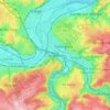 Топографическая карта Angleur, высота, рельеф