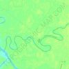 Топографическая карта урочище Луговое, высота, рельеф