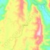 Топографическая карта Thenzawl, высота, рельеф