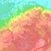 Топографическая карта Czemlewo, высота, рельеф