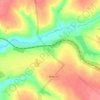 Топографическая карта Рассказово, высота, рельеф