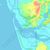 Топографическая карта Honnavar, высота, рельеф