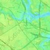 Топографическая карта Harrisburg, высота, рельеф
