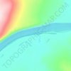 Топографическая карта Дикимдя, высота, рельеф