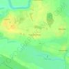 Топографическая карта Стрельниково, высота, рельеф